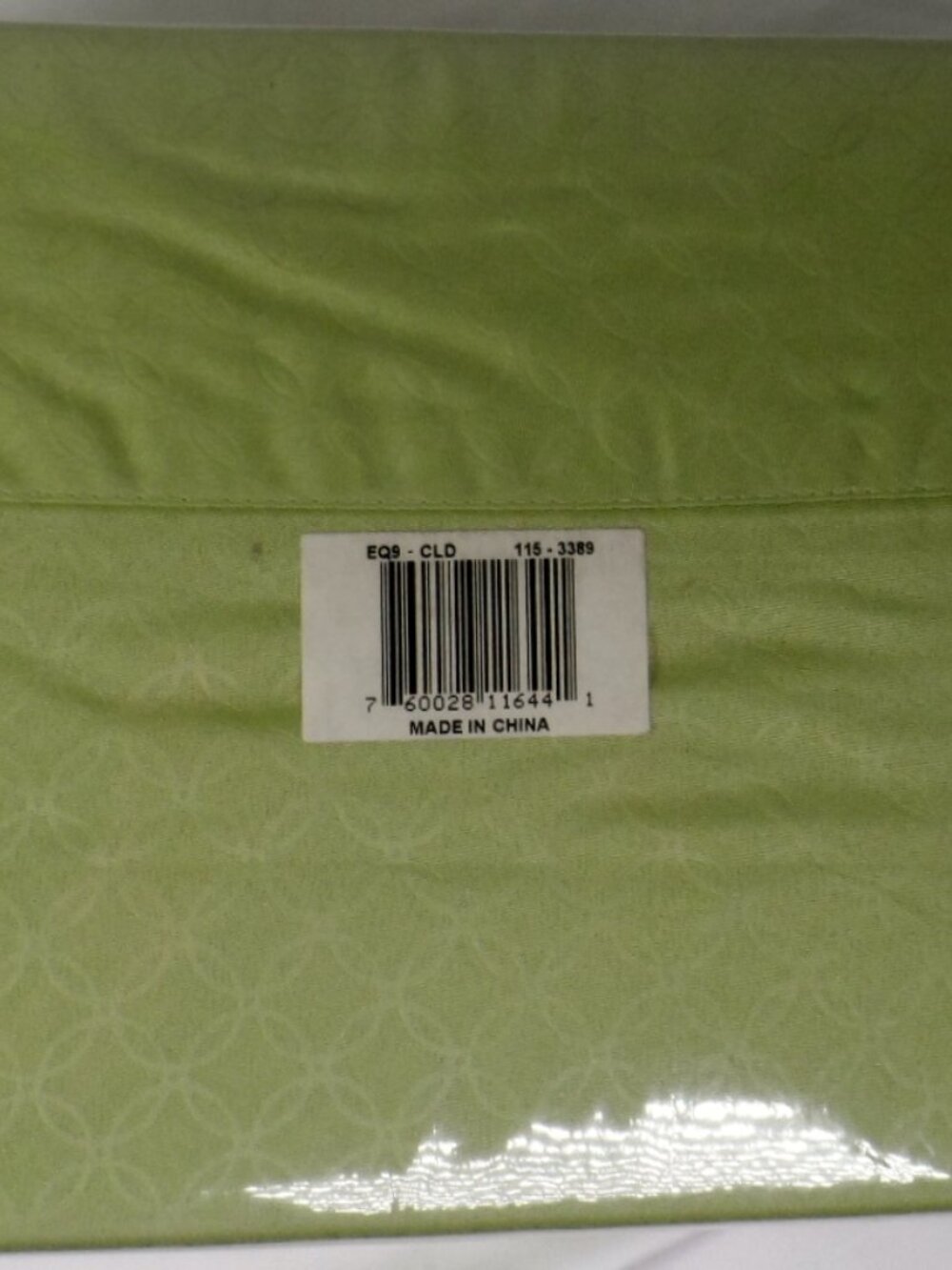 Queen Size Sheet Set Green NIB